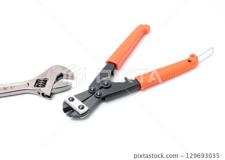 Wrenches, spanners, tools, implements, DIY, wire clippers, screws, nuts, bolts, industry, repair, carpentry 129693035