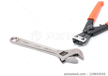 扳手、扳鉗、工具、器具、DIY、剪線鉗、螺絲、螺帽、螺栓、工業、維修、木工 129693050