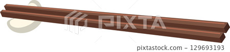 asian cuisine chopsticks. brown wood chopsticks with holder asian cuisine chopsticks. brown wood chopsticks with holder 129693193