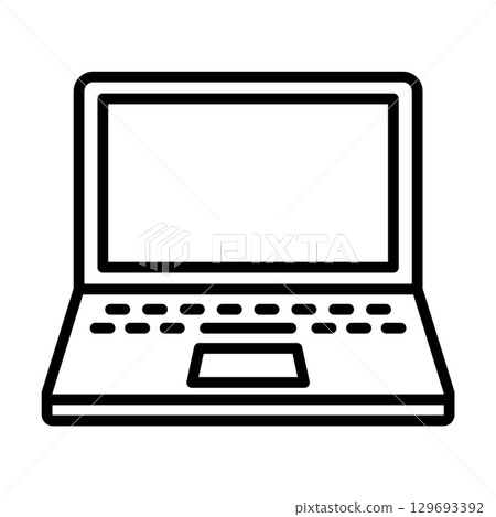 筆記型電腦圖示。 筆記型電腦圖示。 129693392