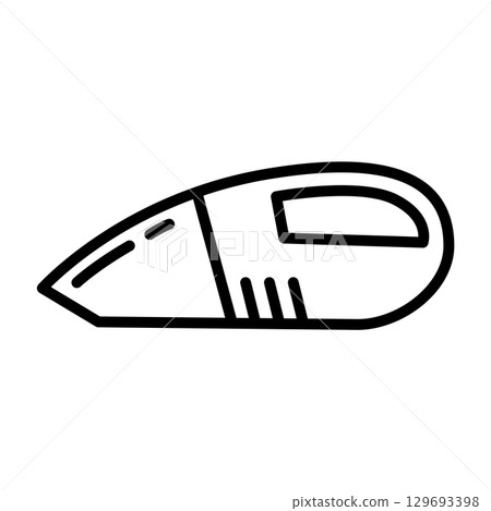 Handheld vacuum cleaner icon. Handheld vacuum cleaner icon. 129693398