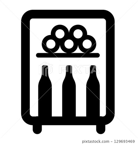 wine cellar icon wine cellar icon 129693469