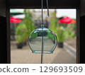 Scenery with wind chimes 129693509