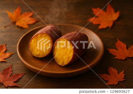 Sweet potatoes: a fruit with an autumn flavor 129693627