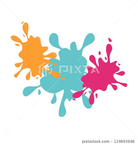 Colorful Gulal Holi Festival Of Colors Colorful Gulal Holi Festival Of Colors 129693686