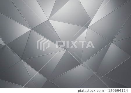 Abstract background with silver geometric patterns 129694114