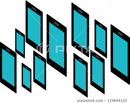 Smartphone graphic illustration Smartphone graphic illustration 129694320
