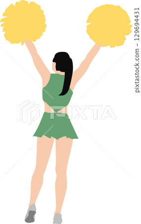 Cheerleader illustration Cheerleader illustration 129694431