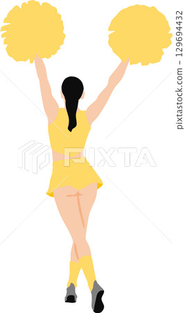 Cheerleader illustration Cheerleader illustration 129694432