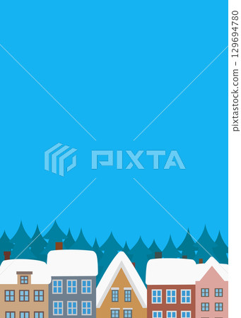 聖誕素材 雪鄉 北歐 聖誕素材 雪鄉 北歐 129694780