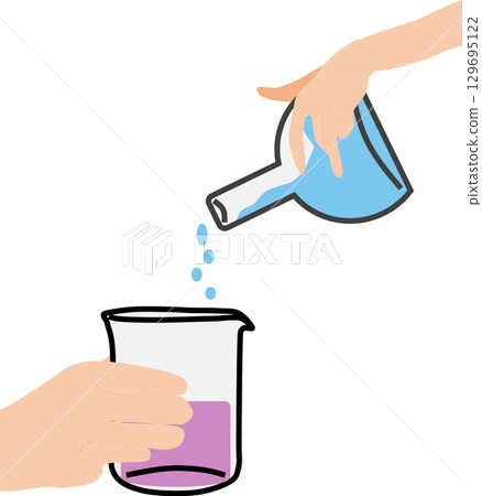 實驗圖形素材插畫 129695122