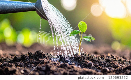 The energy of growth and hope that resides in young leaves 3 129695252