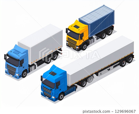 等距卡車 129696067
