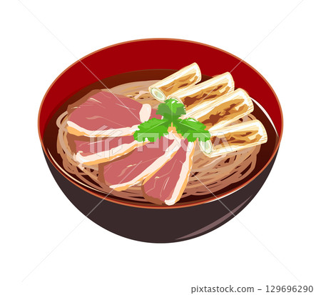 Duck Nanban Soba (strong lean meat) 129696290