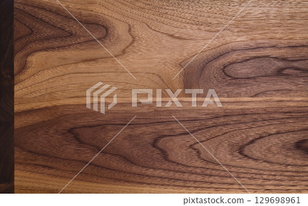 Real black walnut wood texture with natural grain Real black walnut wood texture with natural grain 129698961