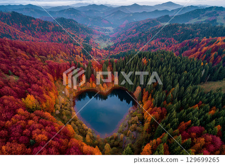 A spectacular view of the heart from the sky A spectacular view of the heart from the sky 129699265