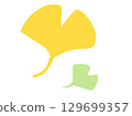 Ginkgo leaves_color 129699357