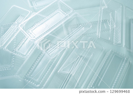 Lots of plastic containers 129699468