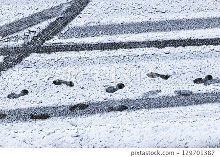 大雪的早晨 129701387