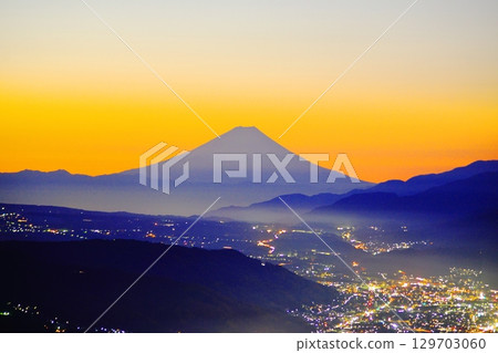 從高木崎高原眺望富士山 129703060