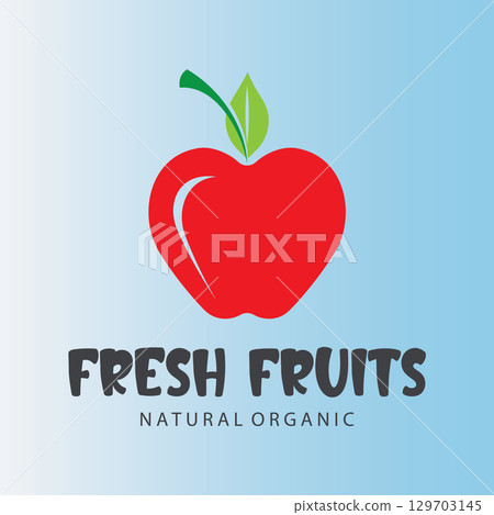 Iconic Apple Inspired Emblem Iconic Apple Inspired Emblem 129703145