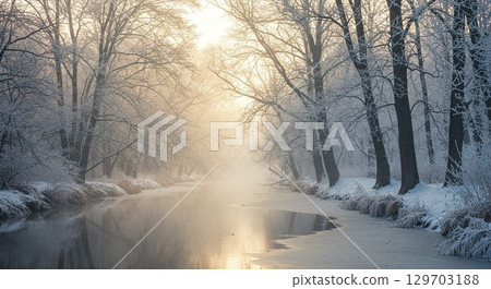 A fantastic world shrouded in fog A fantastic world shrouded in fog 129703188