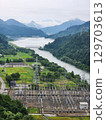 Tagokura Dam Power Generation River Power Transmission Power Plant 129703613