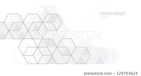 White background from cubes and lines. Linear geometric drawing. Abstraction,Vector illustration. White background from cubes and lines. Linear geometric drawing. Abstraction,Vector illustration. 129703624