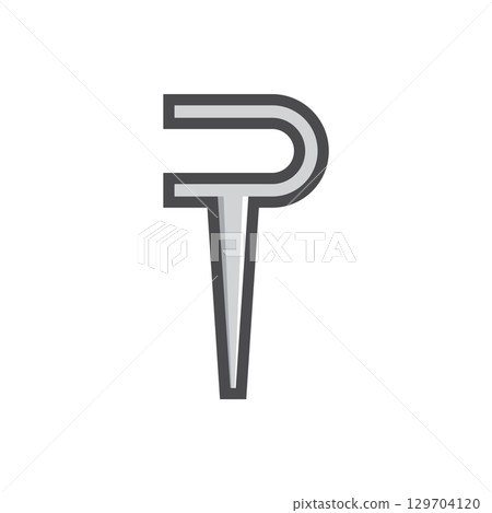 Plumbing equipment tool device vector icon. 129704120