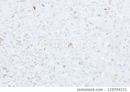 Terrazzo floor in top view suit for background. 129704231