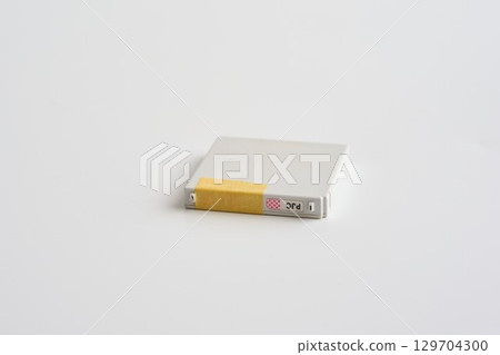 Lithium-ion battery with tape on the terminals Lithium-ion battery with tape on the terminals 129704300