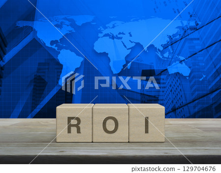 Return on investment concept, Elements of this image furnished by NASA Return on investment concept, Elements of this image furnished by NASA 129704676