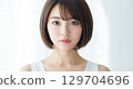 Short bob female model 129704696