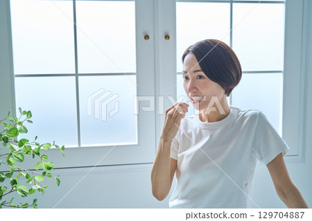 Morning routine Morning routine 129704887