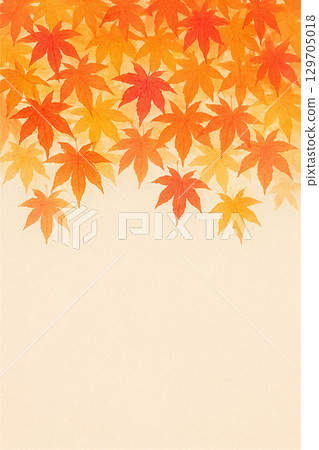 楓葉系列：以舞動的銀杏葉為中心，設計上半部分 129705018