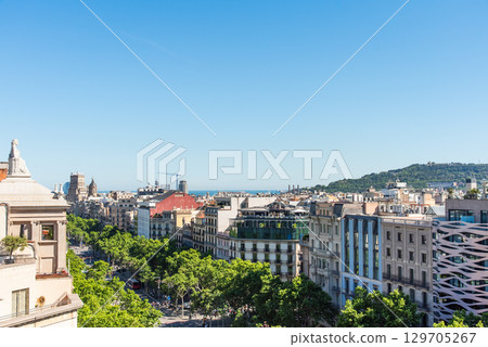 The streets of Barcelona 129705267