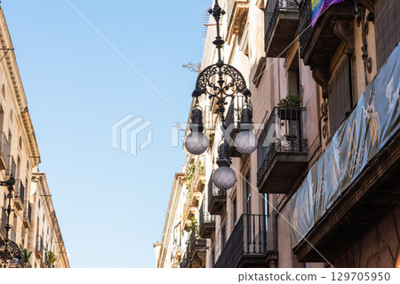The streets of Barcelona The streets of Barcelona 129705950