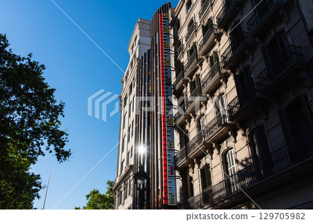 The streets of Barcelona 129705982