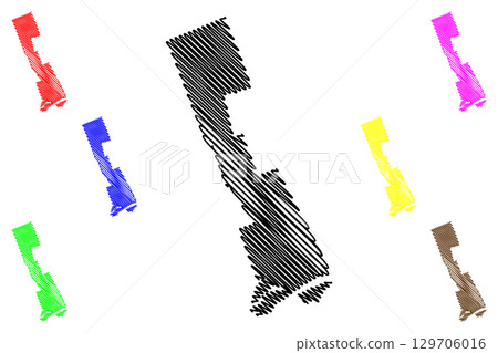 Lennox and Addington County (Canada, Ontario Province, North America) map vector illustration, scribble sketch Lennox and Addington map Lennox and Addington County (Canada, Ontario Province, North America) map vector illustration, scribble sketch Lennox and Addington map 129706016