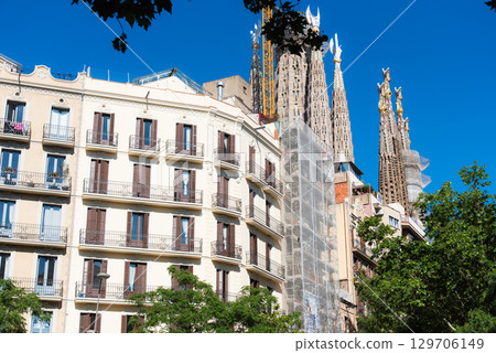 The streets of Barcelona The streets of Barcelona 129706149