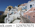 希臘聖托里尼伊亞風景 129707075
