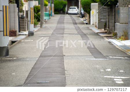 住宅區道路維修的遺跡 129707217