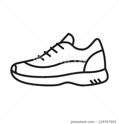 Running Shoe icon. Sport Sneaker 129707805