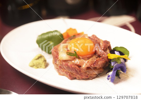 Sea bream yukke Sea bream yukke 129707818