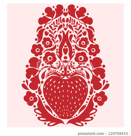 vintage card with ornate elegant retro abstract floral des vintage card with ornate elegant retro abstract floral des 129708433