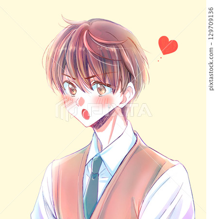 A male student desperately talking - Koikaze A male student desperately talking - Koikaze 129709136
