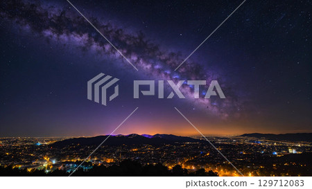 Galactic Night View 129712083