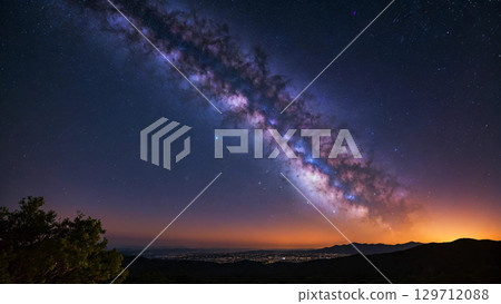 Galactic Night View 129712088