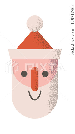 Santa Claus head geometric shaped 129717462