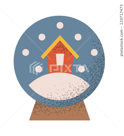 Christmas crystal ball geometric ornament Christmas crystal ball geometric ornament 129717473